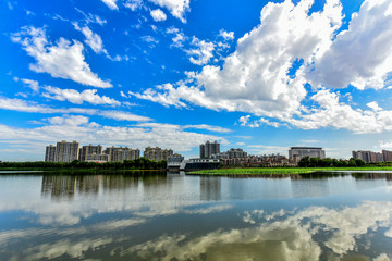 Obraz premium Urban park landscape