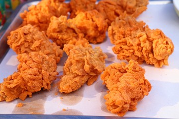 Fried chicken at street food