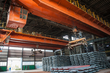 Interior environment of steel works