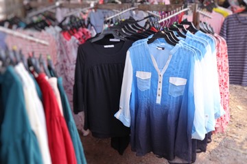 shop clothes for sales at market