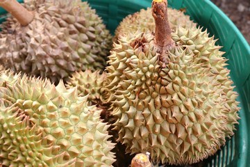 Durian fruit at street food