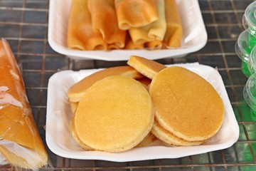 Pancake dorayaki at street food