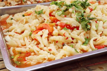 salad spicy at street food