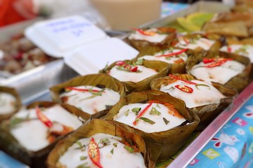steamed fish with curry paste