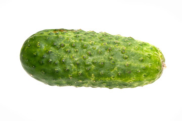 cucumber isolated on white background