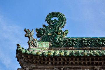 Obraz premium The local feature of ancient Chinese traditional architecture