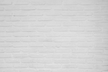 White wall texture background for Old white brick wall rough surface.