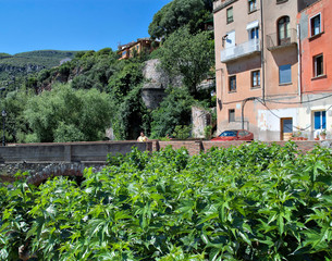 Fototapeta na wymiar vista del pueblo de La Riba en Tarragona (España)