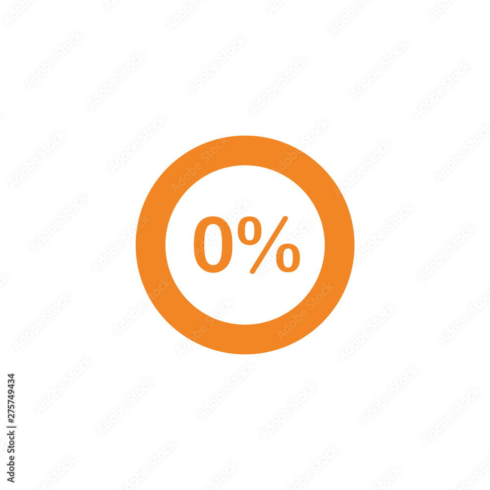 Poster percentage icon template black color editable. discount symbol vector sign isolated on white backgro
