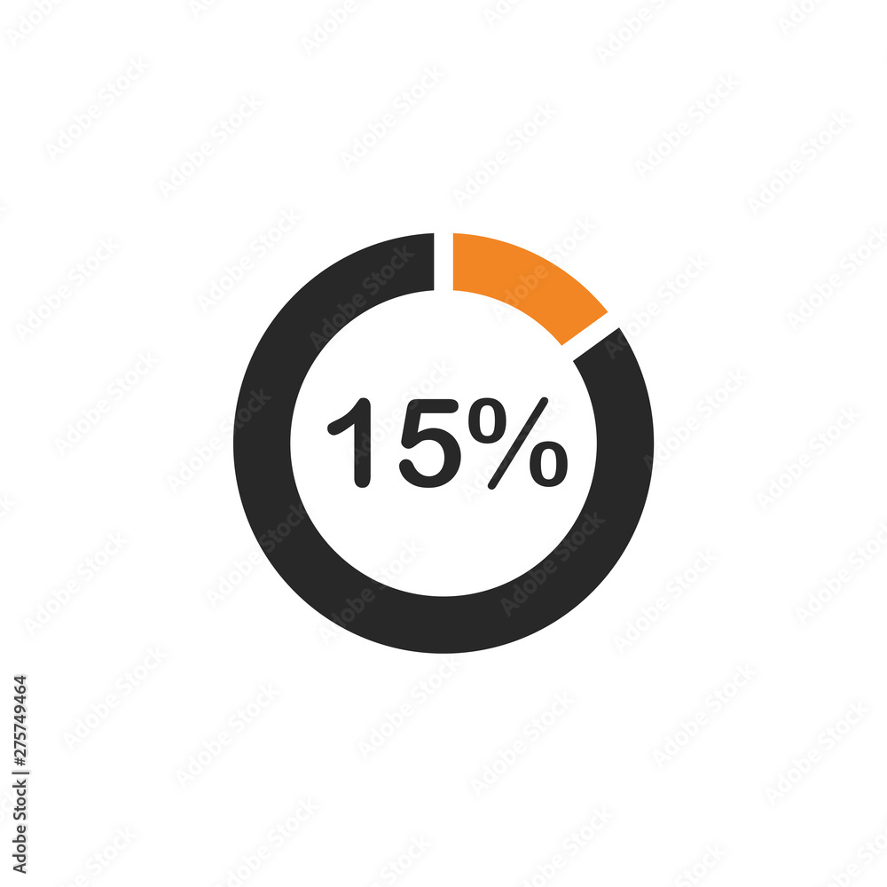 Poster percentage icon template black color editable. discount symbol vector sign isolated on white backgro