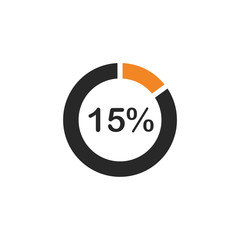 Percentage icon template black color editable. Discount symbol vector sign isolated on white background. Simple logo vector illustration for graphic and web design.