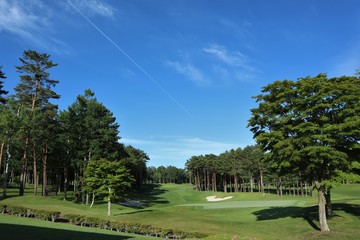 初夏のゴルフ場