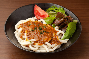 キーマカレーうどん