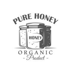 Vintage honey label