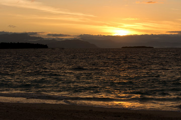 Sunrise at Beachcomber Island, Mamanucas, Fiji Island, South Pacific