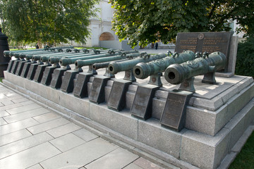 Russian field cannons 17th-18th centuries