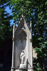 Heiligenfigur am Pilgerweg in Remagen