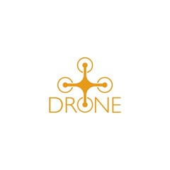 Drone logo sign icon