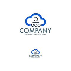 Modern Clouds Logo Design Template