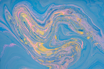 Liquid acrylic- fluid art