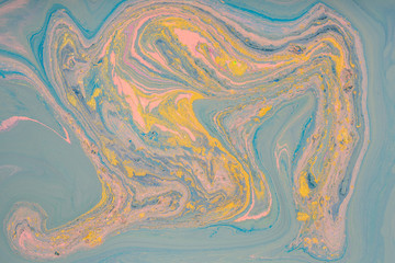 Liquid acrylic- fluid art