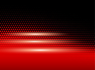 Abstract red background with halftone pattern,