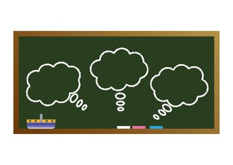 黒板と吹き出し