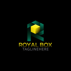 Royal Box Modern Logo Design