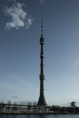 Obraz premium Ostankino TV tower in Moscow