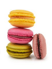 french colorful macarons
