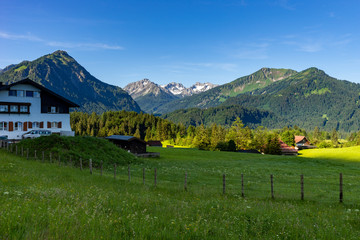 Oberstdorf Berge Alpen Panorama Wandern