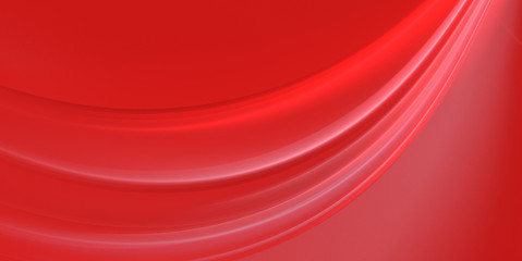 Red background for design with fractal wave