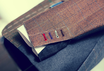handmade buttonholes male jacket