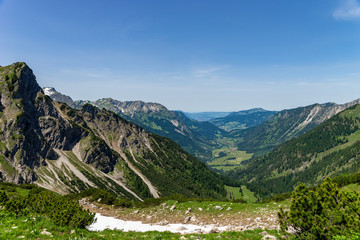 Oberstdorf Berge Alpen Panorama Wandern