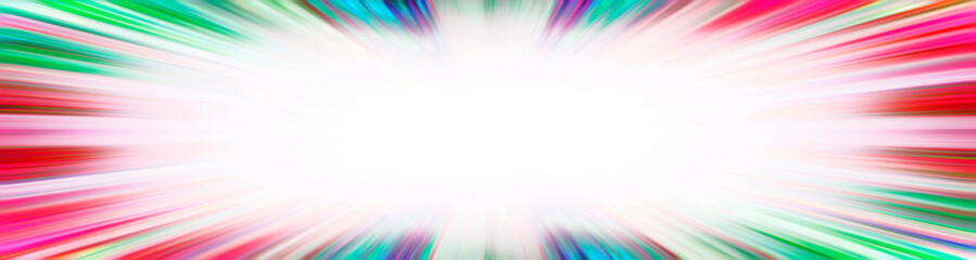Colorful starburst explosion banner