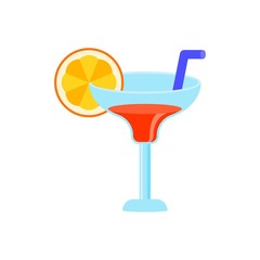 Summer drink, Glass of juice or alcoholic drinks