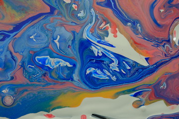  abstract fluid acrylic painting, Marble abstract acrylic background. 