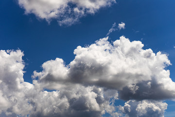 blue sky with beautiful clouds