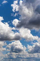blue sky with beautiful clouds