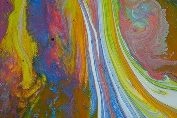 Colorful fluid art, abstract acrylic background,  abstract fluid acrylic painting