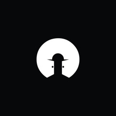 open logo for door or furniture business 