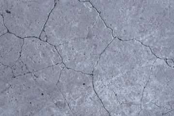 old gray concrete wall background crack texture