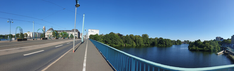 Mülheim an der Ruhr - Schlossbrücke - PANORAMA