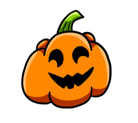 Creepy  Stylized Halloween Pumpkin