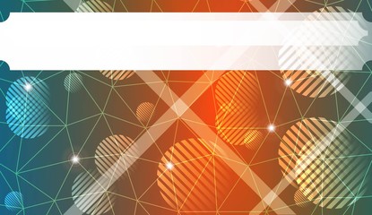 Abstract mosaic backdrop with triangles, line, circle, space for text. Bright background for poster, banner, flyer. Vector illustration. Blurred Background, Smooth Gradient Texture Color.
