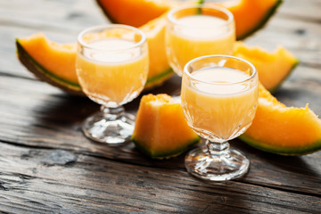 liquor with melon and cream