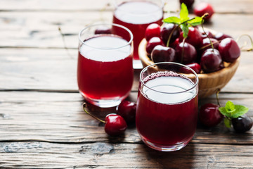 Summer cherry juice