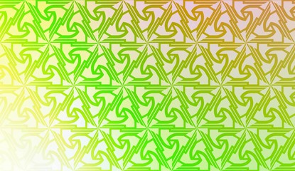 Art deco geometric pattern with Modern pastel color Gradient Design. For Greeting Card, Flyer, Poster, Brochure, Banner Calendar. Vector Illustration.