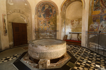 Baptisterium in Riva San Vitale, Tessin, Schweiz