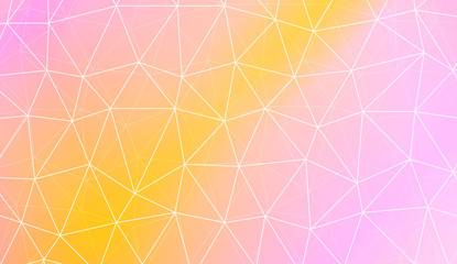 Pattern with abstract line in polygonal pattern with triangles style. For modern interior design, fashion print. Vector illustration. Creative gradient color.